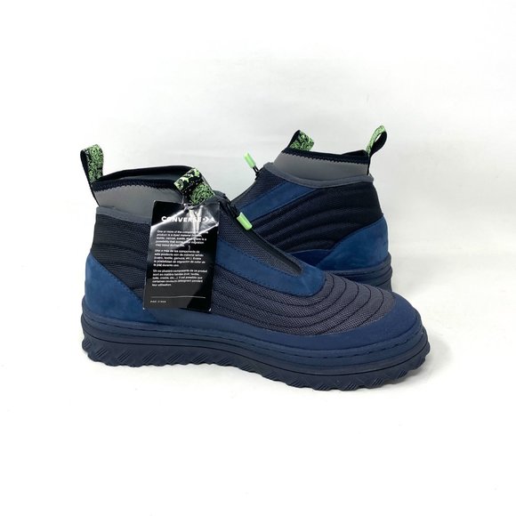 💖MEGA SALE💖Converse Pro Leather X2 Trek Blue Black High Top Mens 171841C - Picture 5 of 10